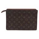 LOUIS VUITTON Monogram Pochette Homme Clutch Bag M51795 LV Auth 203279-3