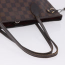 LOUIS VUITTON Damier Ebene Neverfull PM Tote Bag N51109 LV Auth 203282-8