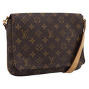 LOUIS VUITTON Monogram Musette Tango Short Strap Bag M51257 LV Auth 203283A-1