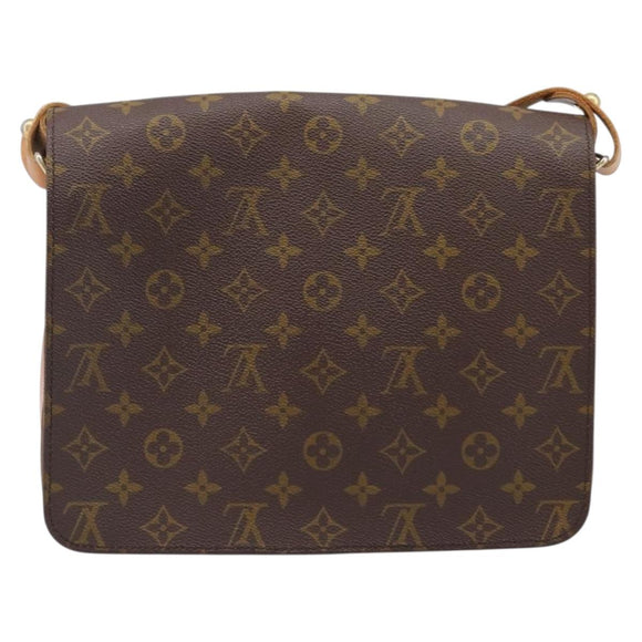 LOUIS VUITTON Monogram Cartouchiere GM Shoulder Bag M51252 LV Auth 203287A