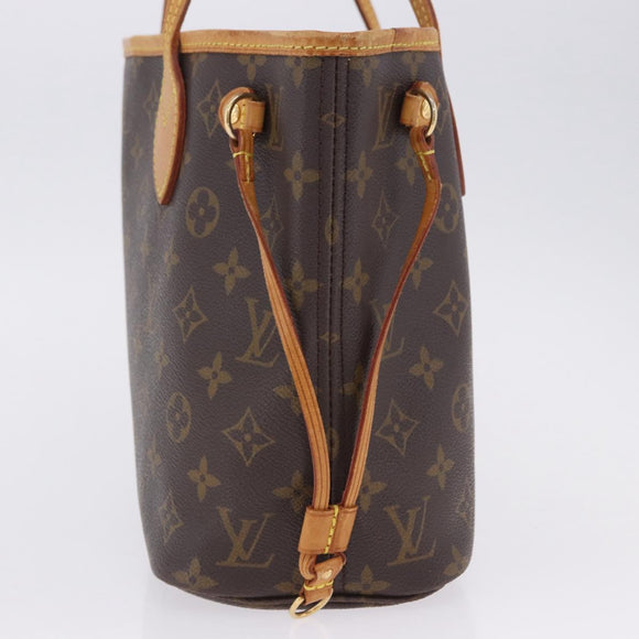 LOUIS VUITTON Monogram Neverfull PM Tote Bag M40155 LV Auth 203291A