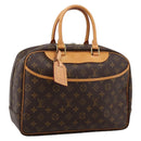 LOUIS VUITTON Monogram Deauville Hand Bag M47270 LV Auth 203292V-1