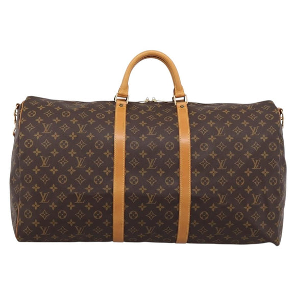 LOUIS VUITTON Monogram Keepall Bandouliere 60 Boston Bag M41412 LV Auth 203294V