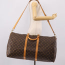 LOUIS VUITTON Monogram Keepall Bandouliere 60 Boston Bag M41412 LV Auth 203294V-25
