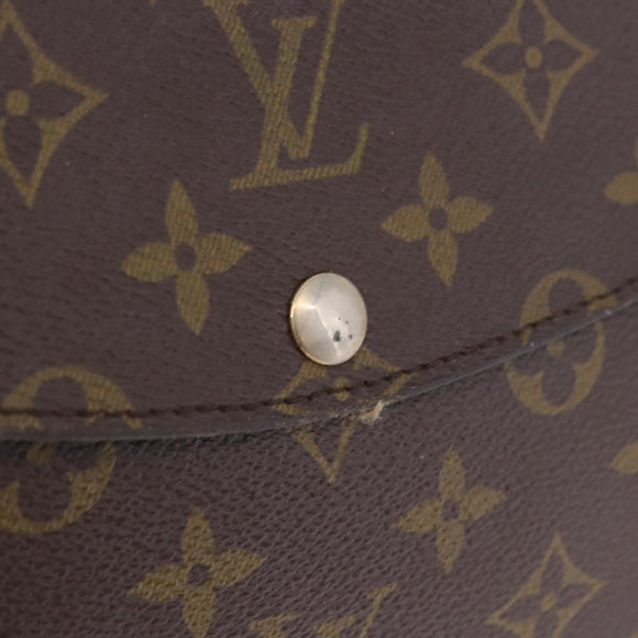 LOUIS VUITTON Monogram Double Rabat Shoulder Bag M51815 LV Auth 203299