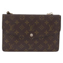 LOUIS VUITTON Monogram Double Rabat Shoulder Bag M51815 LV Auth 203299-2