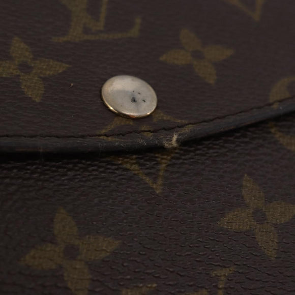 LOUIS VUITTON Monogram Double Rabat Shoulder Bag M51815 LV Auth 203299