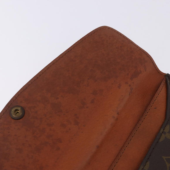 LOUIS VUITTON Monogram Double Rabat Shoulder Bag M51815 LV Auth 203299
