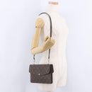 LOUIS VUITTON Monogram Double Rabat Shoulder Bag M51815 LV Auth 203299-39