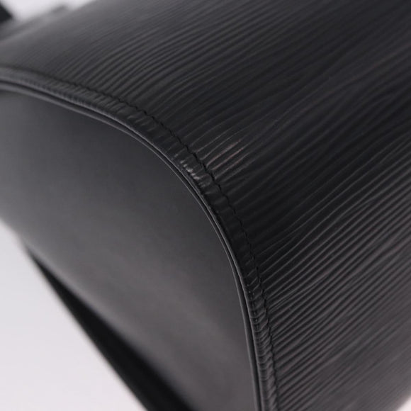 LOUIS VUITTON Epi Migny Shoulder Bag Black M52392 LV Auth 203300