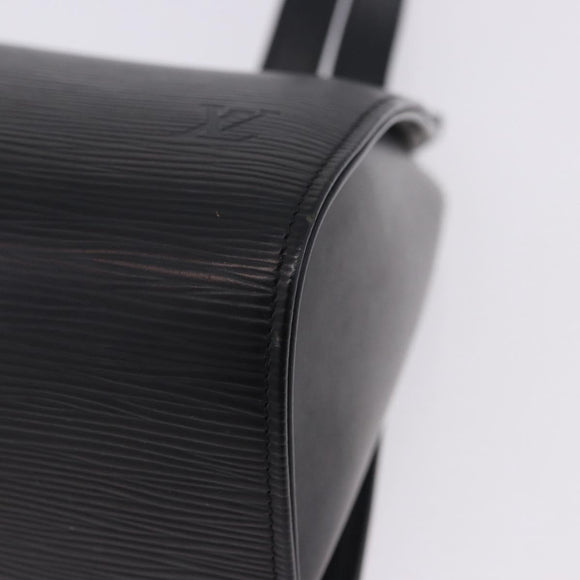 LOUIS VUITTON Epi Migny Shoulder Bag Black M52392 LV Auth 203300