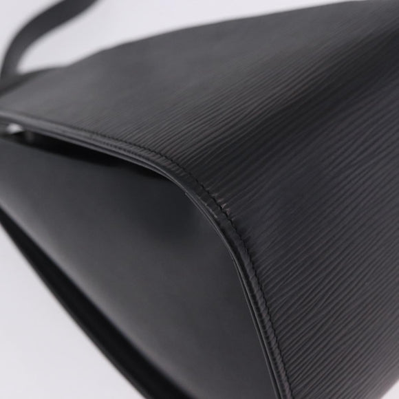 LOUIS VUITTON Epi Migny Shoulder Bag Black M52392 LV Auth 203300