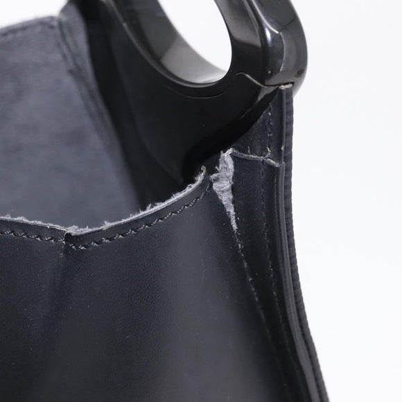 LOUIS VUITTON Epi Migny Shoulder Bag Black M52392 LV Auth 203300