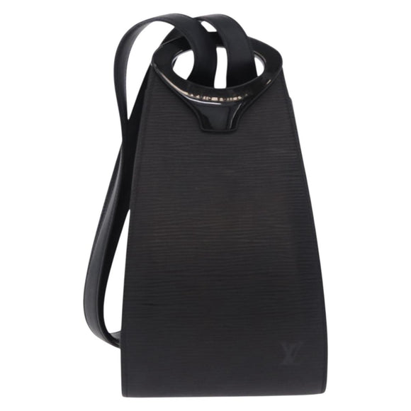 LOUIS VUITTON Epi Migny Shoulder Bag Black M52392 LV Auth 203300