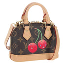 LOUIS VUITTON Monogram Cherry LVxYK Nano Alma Hand Bag M13416 LV Auth 203301SM-1