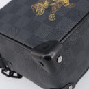 LOUIS VUITTON Damier Grafitte Mini Soft Trunk Bag N45278 LV Auth 203304M-9