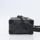 LOUIS VUITTON Damier Grafitte Mini Soft Trunk Bag N45278 LV Auth 203304M-3