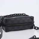 LOUIS VUITTON Damier Grafitte Mini Soft Trunk Bag N45278 LV Auth 203304M-6