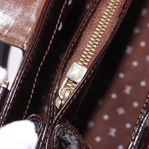 LOUIS VUITTON Cruise Line Sack Bicolour Bag Patent Leather LV Auth 203305V