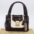 LOUIS VUITTON Cruise Line Sack Bicolour Bag Patent Leather LV Auth 203305V-12