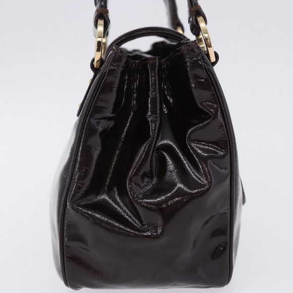 LOUIS VUITTON Cruise Line Sack Bicolour Bag Patent Leather LV Auth 203305V