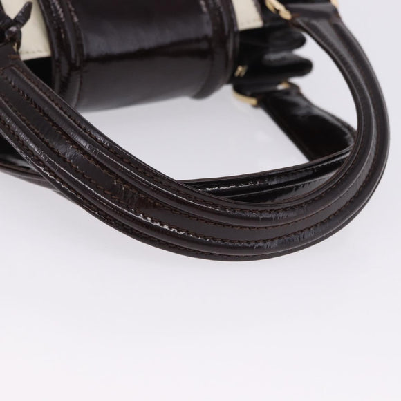LOUIS VUITTON Cruise Line Sack Bicolour Bag Patent Leather LV Auth 203305V