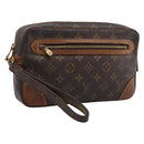 LOUIS VUITTON Monogram Marly Dragonne GM Clutch Bag M51825 LV Auth 203306-1