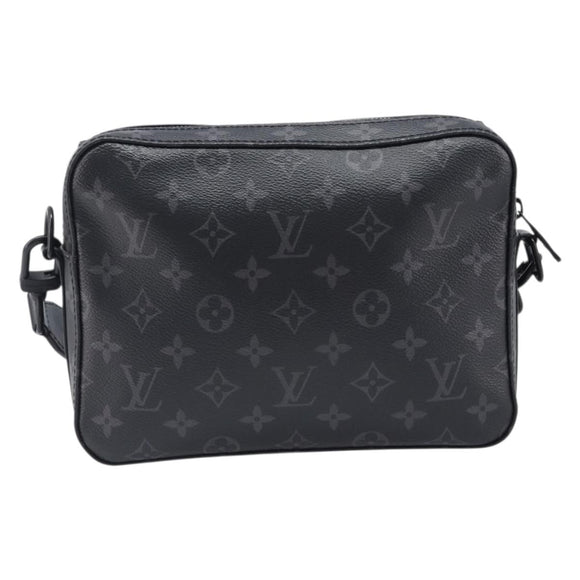 LOUIS VUITTON Monogram Eclipse Steamer Messenger Bag M45585 LV Auth 203307V