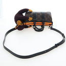 LOUIS VUITTON Monkey Puppet KeepallXS Boston Bag M80118 LV Auth 203309SM-8