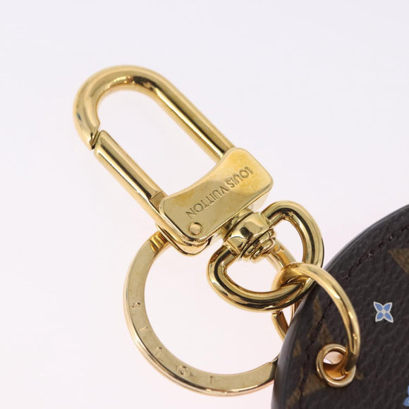LOUIS VUITTON Monogram Porte Cles Ski Bear Charm M63756 LV Auth 203312M