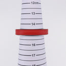 LOEWE Bangle Leather Red Silver Auth 203313A-9