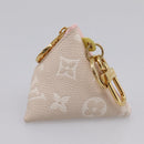 LOUIS VUITTON Monogram Empreinte Berlingo Charm Beige M00669 LV Auth 203314M-5