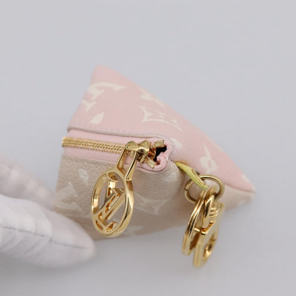 LOUIS VUITTON Monogram Empreinte Berlingo Charm Beige M00669 LV Auth 203314M