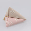 LOUIS VUITTON Monogram Empreinte Berlingo Charm Beige M00669 LV Auth 203314M-9