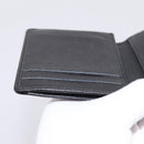 CHANEL Camelia Card Case Calf Skin Black CC Auth 203316A-16