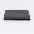 CHANEL Camelia Card Case Calf Skin Black CC Auth 203316A-4
