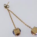LOUIS VUITTON Pandan Gambling Pierce Metal Gold M66059 LV Auth 203318-10