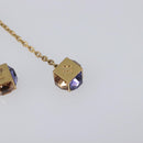 LOUIS VUITTON Pandan Gambling Pierce Metal Gold M66059 LV Auth 203318-12