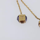 LOUIS VUITTON Pandan Gambling Pierce Metal Gold M66059 LV Auth 203318-23