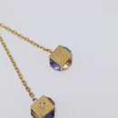LOUIS VUITTON Pandan Gambling Pierce Metal Gold M66059 LV Auth 203318-5