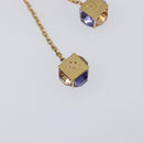 LOUIS VUITTON Pandan Gambling Pierce Metal Gold M66059 LV Auth 203318-6