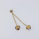 LOUIS VUITTON Pandan Gambling Pierce Metal Gold M66059 LV Auth 203318-7