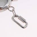 HERMES Perfume Bottle Charm Metal Silver Auth 203319-9