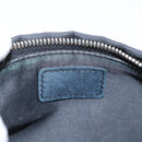 CHANEL New Travel Line Pouch Canvas Black Gold CC Auth 203320-7