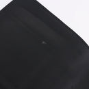 HERMES Dogon GM Wallet Leather Black Silver Auth 203322-15