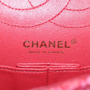 CHANEL Chain Matelasse 2.55 Shoulder Bag Tweed Pink Gold CC Auth 203324SM-24