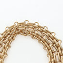 CHANEL Chain Matelasse 2.55 Shoulder Bag Tweed Pink Gold CC Auth 203324SM-14