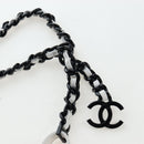 CHANEL Matelasse Chain Waist Bag Caviar Skin White CC Auth 203326M-16
