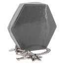 LOUIS VUITTON Vernis Porte Monnaie Flocon Coin Purse Gray M58218 LV Auth 203328M-1