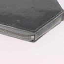 LOUIS VUITTON Vernis Porte Monnaie Flocon Coin Purse Gray M58218 LV Auth 203328M-16
